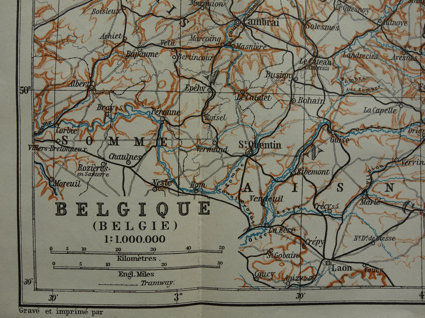 BELGIUM historical map of Belgium from 1904 small original old antique map of Belgium vintage