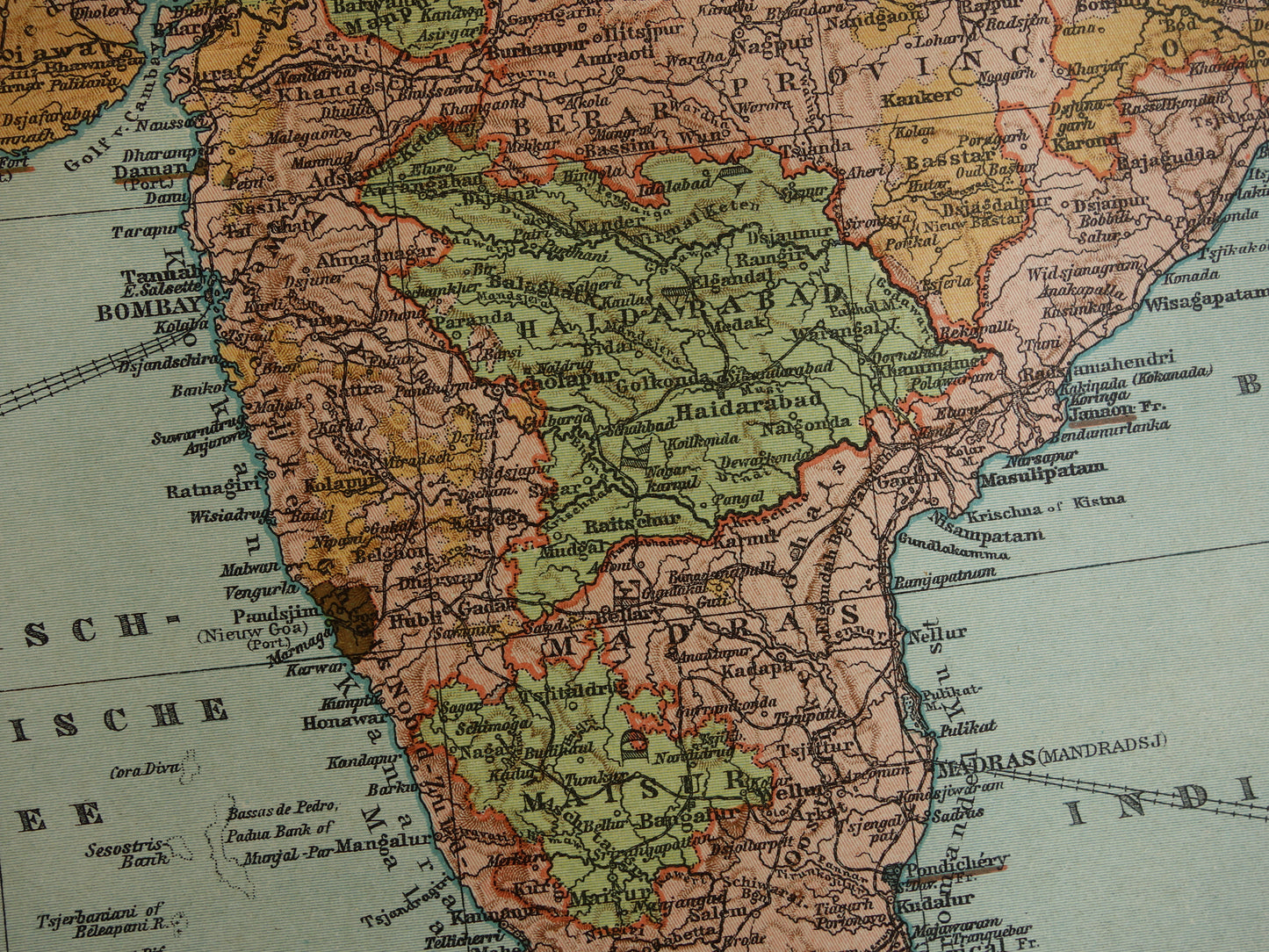 oude kaarten van India kopen