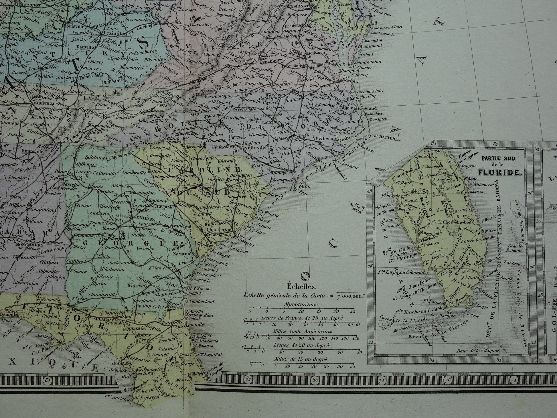 historische kaarten landkaarten van de VS Amerika USA