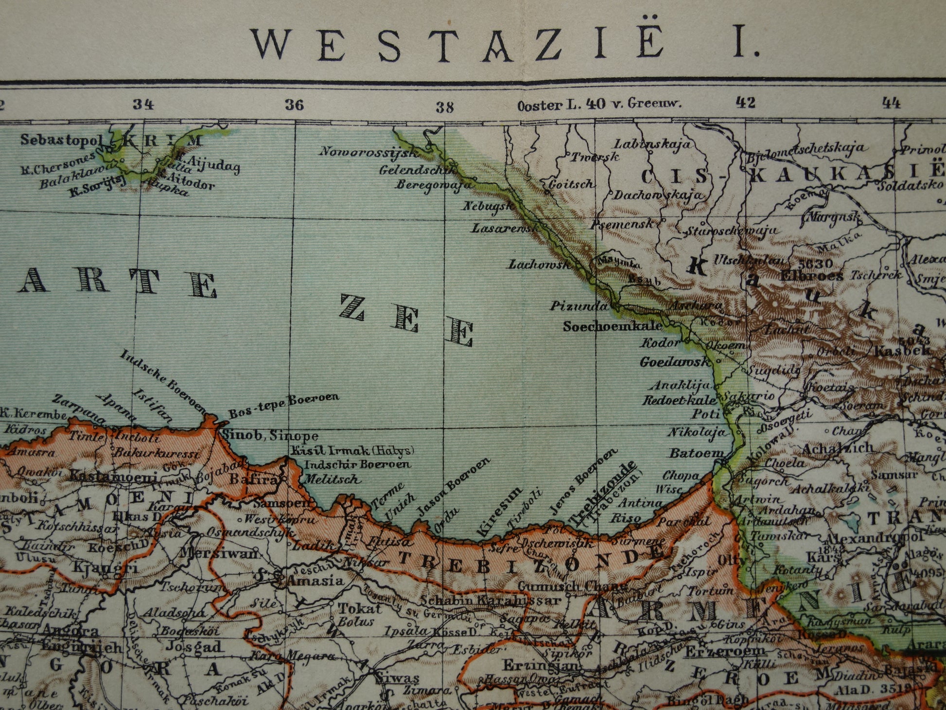 oude kaarten van Turkije kopen