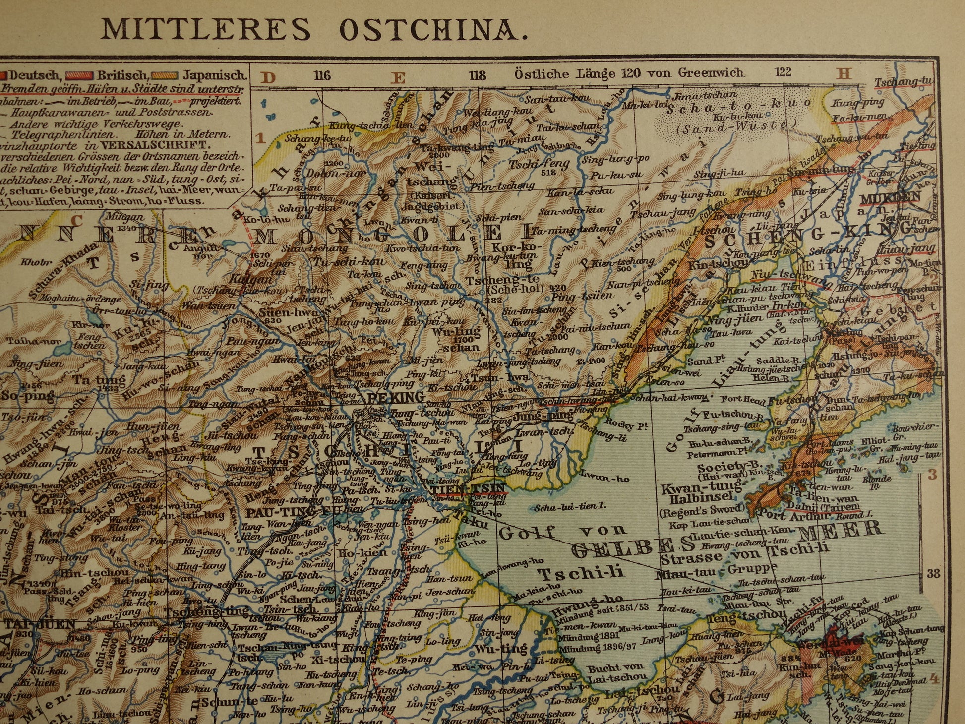 antieke kaarten van China winkel te koop