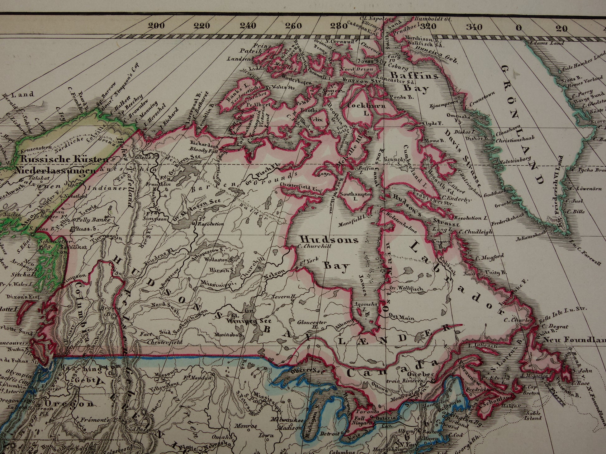 vintage grote kaarten van amerika te koop